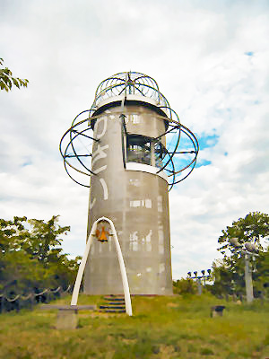 アートパンチングパネル（加西市ランドマーク展望台）