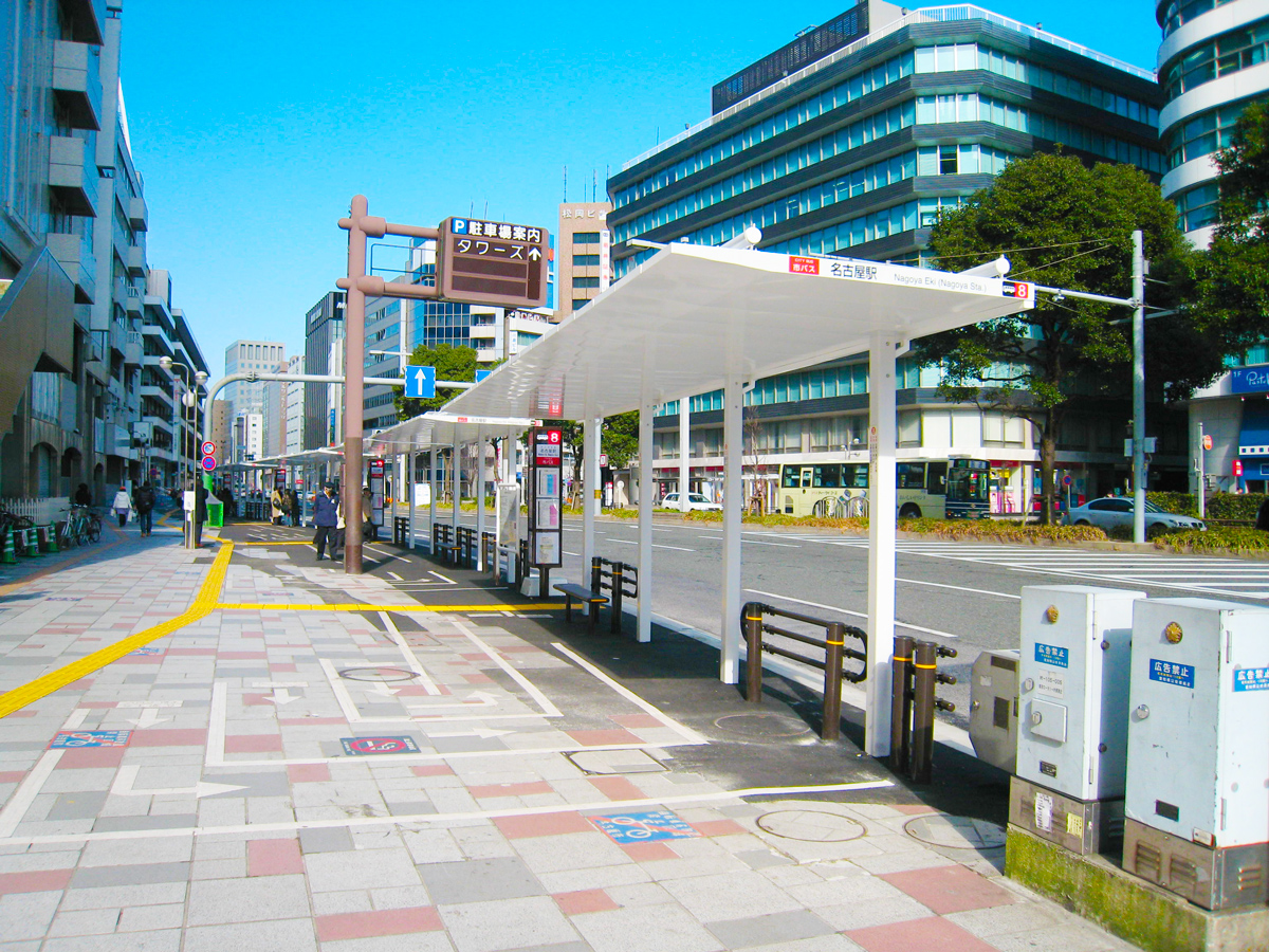バス停シェルター（JR東海 名古屋駅）